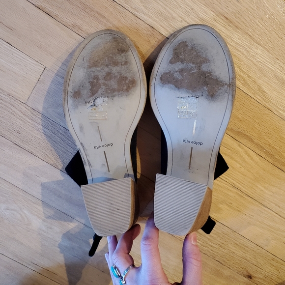 Dolce vita black suede block heels - Picture 2 of 4